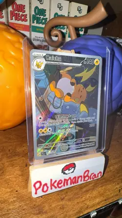 Pokemon TCG Raichu 211/193 IR Illustration Paldea Evolved Near Mint! - Image 1
