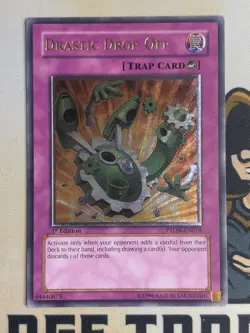 Drastic Drop Off PTDN-EN074 1st Edition Ultimate Rare YuGiOh! NM EURO Print - Image 3