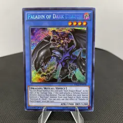 Yugioh Paladin of Dark Dragon DRL2-EN018 1. Edition Secret Rare EXZ - Image 1