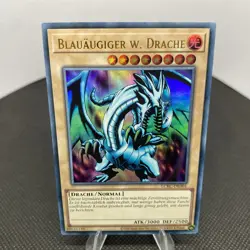 Yugioh Blauaugiger W. Drache LCKC-DE001 Ultra Rare Near Mint V2 - Image 2