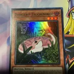 YuGiOh! - Danger!U TsuchinokoU RA04-EN027 Super Rare 1st Edition Near Mint - Image 2