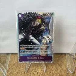 Rosinante & Law SR Super Rare EB04-038 One Piece TCG English IN-HAND - Image 1