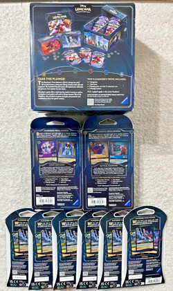 DISNEY LORCANA RISE OF THE FLOODBORN ILLUMINEERS TROVE BOX STARTER DECKS PACKS - Image 3