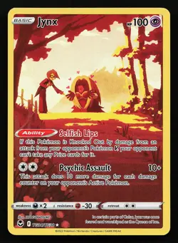Jynx TG04/TG30 Ultra Rare Silver Tempest Pokemon Card - Image 1