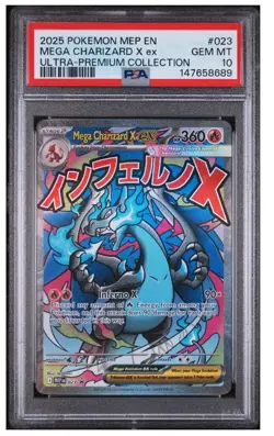 (Gem Mint PSA 10)Pokemon Ultra Premium Collection UPC Promo Mega Charizard #023 - Image 2