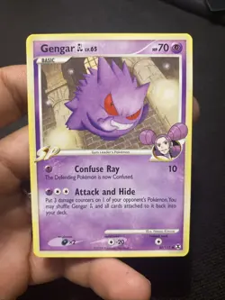 Gengar GL 40/111 SP Pokemon TCG Card Platinum Rising Rivals Near Mint NM - Image 1