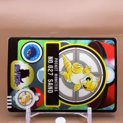 Sandshrew TCG Sealdass Pokemon Card Sticker Japanese Japan Nintendo Anime F/S - Image 2