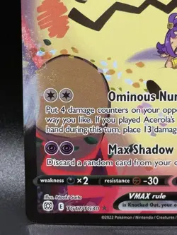Mimikyu VMAX TG17/TG30 Brilliant Stars Trainer Gallery Full Art Pokemon TCG NM - Image 5