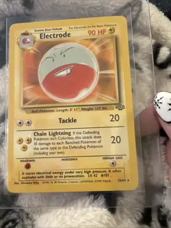 Pokemon TCG Electrode Jungle 18/64 Unlimited Rare LP Condition Non Holo - Image 1