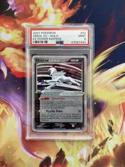 Pokemon Vintage Rare Holo EX Power Keepers Card PSA 9 Absol EX 92/108 - Image 1
