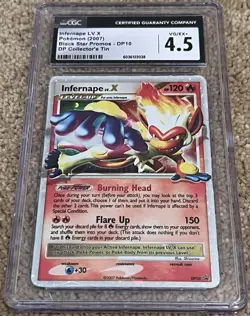 Pokemon CGC 4.5 Infernape LV. X - 2007 - Black Star Promos - DP10 - Image 1