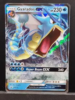 Pokemon TCG Gyarados GX Sun & Moon SM212 Holo Promo Hidden Fates Near Mint - Image 1