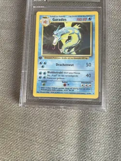 GERMAN Pokemon 1ST Edition 6/102 holo gyarados BGS NM-MT 8.5 - Image 4