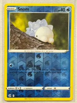 Snom 084/264 Common Fusion Strike Pokemon Reverse Holo Near Mint - Image 1