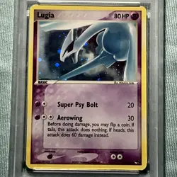 2007 Pokemon Pop Series 5 #2 Lugia Holo PSA 5 - Image 2