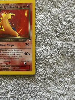 Pokemon TCG Dark Typhlosion Neo Destiny 10/105 Holo Unlimited Rare 2000 - Image 5