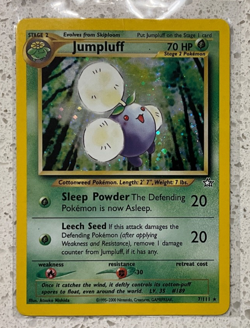 1995-2000 Jumpluff 7/111 Holo Rare Neo Genesis Pokemon TCG - Image 1
