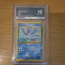 PSA 10 Articuno 009/034 Classic Collection English Holo Graded Pokemon Card - Image 1