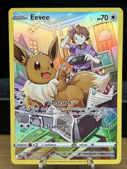 Pokemon TCG Eevee TG11/TG30 Sword & Shield Brilliant Stars NM - Image 1