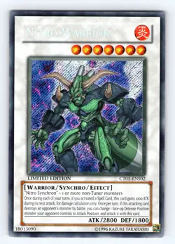 Yugioh Nitro Warrior CT05-ENS02 Secret Rare - NM 💎 - Image 1