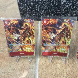 Sabo and Portgas D. Ace Illustration Box Volume 5 Promos OP05-007 & ST15-005 NM - Image 2