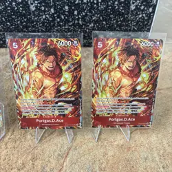 Sabo and Portgas D. Ace Illustration Box Volume 5 Promos OP05-007 & ST15-005 NM - Image 5