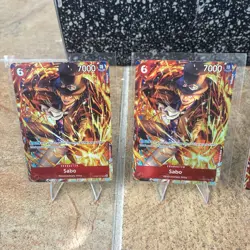 Sabo and Portgas D. Ace Illustration Box Volume 5 Promos OP05-007 & ST15-005 NM - Image 2