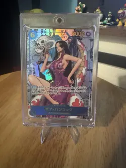 One Piece Boa Hancock Manga OP07-051 SR Japanese Edition - Image 2