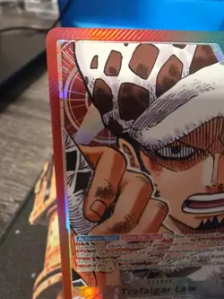 Trafalgar Law OP01-002 Romance Dawn One Piece TCG Pre-Errata Alt Art - Image 2