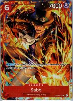Sabo (Illustration Box Vol.5) OP05-007 English One Piece Promo - NM - Image 1