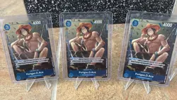 One Piece TCG: Portgas D. Ace P-074 Promo Tin Pack Set Vol. 2 English X3 - Image 1