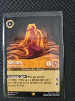 Disney Lorcana TCG Rapunzel - Gifted with Healing Character Card First Chapter - Image 1