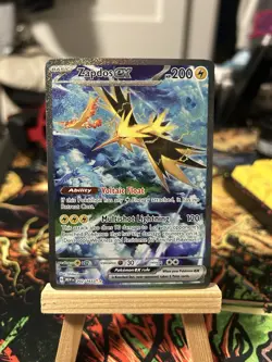 Pokemon Zapdos ex Ultra Rare Full Art Holo Card 202/165 Scarlet & Violet 151 EX - Image 1