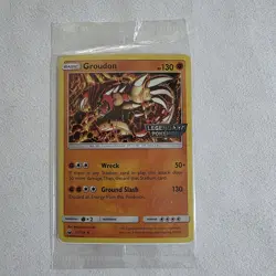 GROUDON PROMO 81/168: 2018 LEGENDARY POKEMON CARD RARE SEALED - Image 1