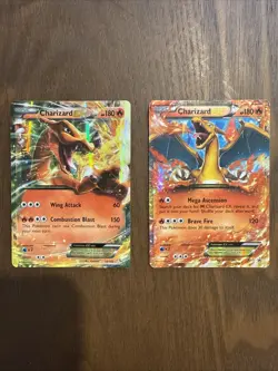 Charizard EX holo 12/106 And Charizard EX XY17 Promo Pokemon Trading Cards - Image 1