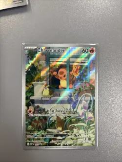 Pokemon Charmander SV: Scarlett & Violet Black Star Promo Card #044 Holo NM-MT! - Image 1