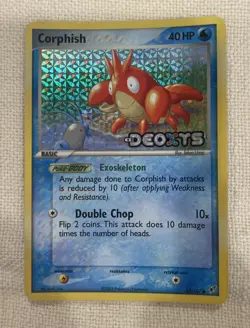 Corphish 57/107 Reverse Holo EX Deoxys Pokemon Card - Image 1