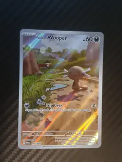Paldean Wooper 102/094 IR English ME02 Phantasmal Flames Pokemon Card - Image 1