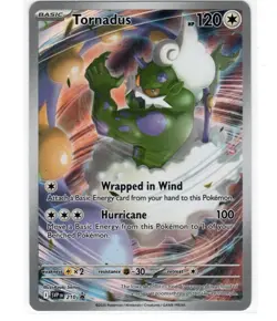 Tornadus SVP210 White Flare Promo Pokemon Trading Card Game.. - Image 1