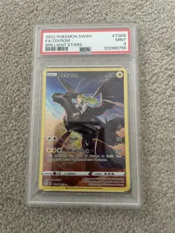 Zekrom TG05/TG30 Pokemon Card - Brilliant Stars Trainer Gallery - PSA 9 - Image 1