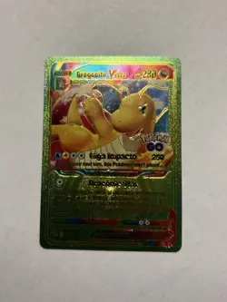 Dragonite Vstar Hp280 Rainbow Foil Fan Art Ultra Rare Display Card Mint/NM - Image 1