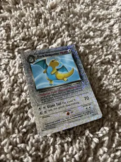 Pokemon TCG Dark Dragonite Holo Rare Card 5/110 WOTC Legendary Collection - Image 2