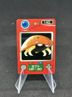 Kabuto No.140 Pokemon Zukan Mini Card Nintend - Japanese - MP 🔥 - Image 1