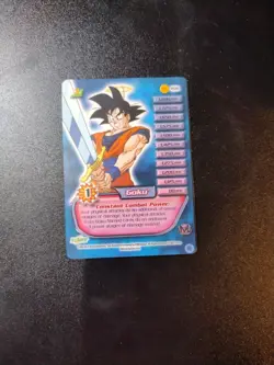 Dragon Ball Z TCG Goku 159 160 Hi Tech Foil Folding Personality Card LIMITED - Image 2