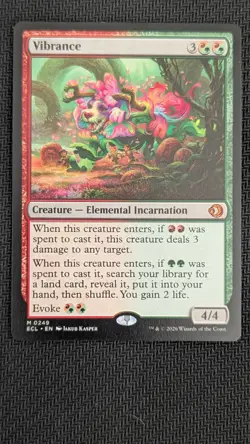 Vibrance - Mythic Rare - Lorwyn Eclipsed - Near Mint - MTG Magic Card - Image 1