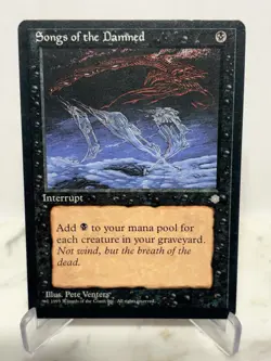 MTG Songs of the Damned ( LP ) From : Ice Age : Magic the Gathering - Image 1