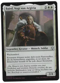FOIL Baird, Vogt von Argivia / Steward of Argive - DOMINARIA - deutsch (nm +) - Image 1