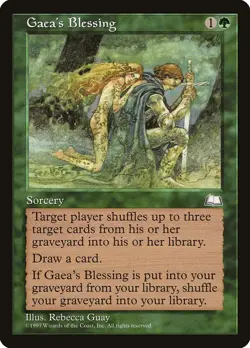 MRM FR/VF BCnCdiction selon Gaia - Gaea's Blessing MTG Magic WTH - Image 1