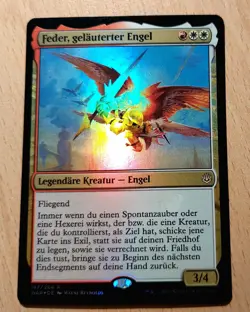 MTG Magic: # FOIL # Feder, gelauterter Engel, Feather, the Redeemed, DEUTSCH - Image 2