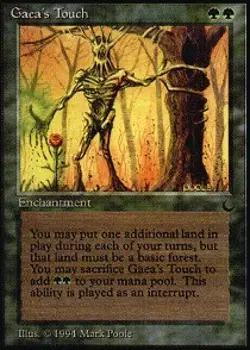 Magic MTG - Gaea's Touch - The Dark - MINT/NMINT - EN - Image 1